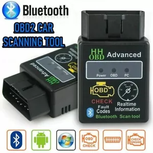 Car Bluetooth OBD2 Scanner Code Reader Automotive Diagnostic Tool OBDII ELM 327 - Picture 1 of 8