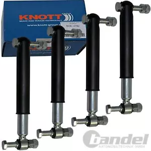 4x KNOTT STOSSDÄMPFER FAHRWERKSDÄMPFER ANHÄNGER ACHSSTOßDÄMPFER UNIVERSAL 3500kg - Bild 1 von 1