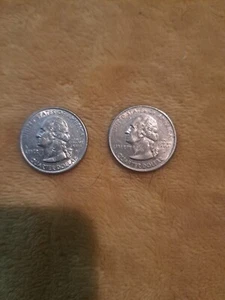 2-RARE 1999 Georgia quarter error - Picture 1 of 3