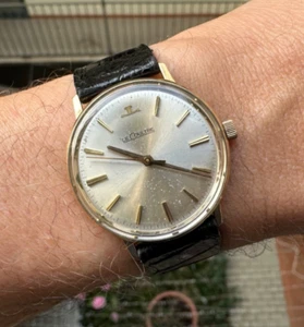 Vintage Men's LeCoultre Watch 10K Plated Manual Wind Crown Orig - Picture 1 of 12