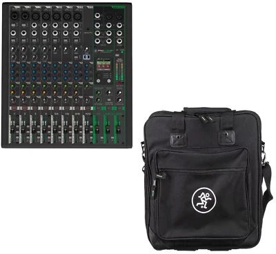 Mackie ProFX12v3+ 12-CH Analog Mixer + Mackie ProFX12v3 Mixer Carry Bag - Image 1 of 4