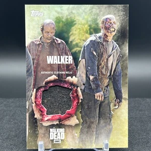 Duo Walker Authentic Clothing Relic Walking Dead Season 5 Topps Card #C - Picture 1 of 2