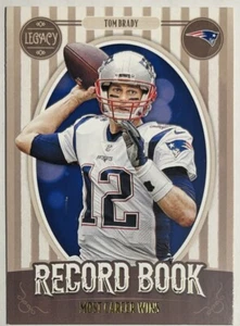 Tom Brady 2019 Panini Legacy Record Book #RB-TB New England Patriots - Picture 1 of 2