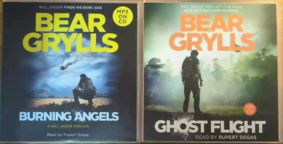 Bear Grylls Audiobook Bundle - Burning Angels And Ghost Flight MP3 On Cd - Image 1 of 4