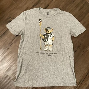 Ralph Lauren Shirt Boys Small Polo Bear T Shirt - Picture 1 of 10