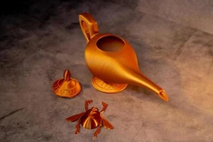Magic Lamp Aladdin Inspired Lamp Unique Decor Disney Fans Gift Collectible - Picture 1 of 9