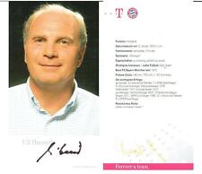 Uli Hoeneß AK Bayern München 200203 mit original Unterschrift