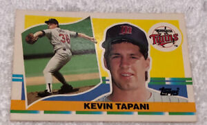 1990 Topps Big Baseball Card Kevin Tapani Minnesota Twins Pitcher #225