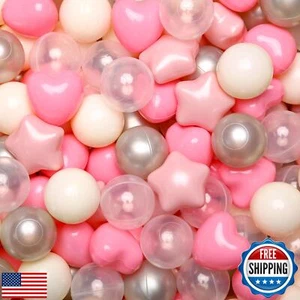 TRENDPLAY Ball Pit Balls Stars : Different Shapes - Mix Stars Shapes for Kids - Picture 1 of 5