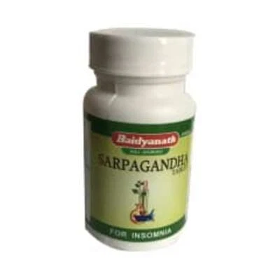 4 X 50 Baidyanath Ayurvedic Sarpagandha Tablets Free Shipping