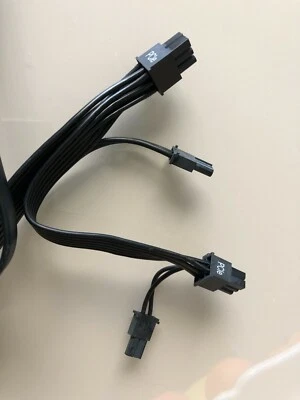 CORSAIR  PCIE POWER CABLE   Dual 8 pin for Corsair RM750X  RM850X  ,ORIGINAL - Image 1 of 3