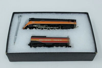N Scale Key Imports "Daylight" SP 4-8-4 GS-4 Loco & Tender BRASS Japan (B) - Image 1 of 4