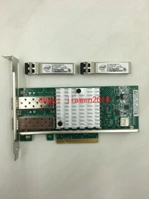 Intel 82599ES Dual Port  X520-DA2 E10G42BTDA+2PC Intel FTLX8571D3BCV E10GSFPSR - Image 1 of 4