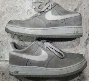 ULTRA RARE 2014 NIKE AIR FORCE 1 LOW GRAY SUEDE MEN'S SIZE US6 ONLY MODEL ONLINE - Picture 1 of 12