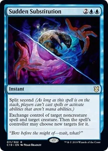 MTG - SUDDEN SUBSTITUTION - Commander 2019 (R) - Picture 1 of 1