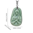 Pendentif en jade vert argent 925 vrai collier papillon naturel bijoux dragon