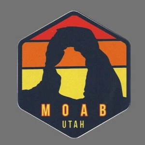 Utah Decal – Moab UT Arches National Park Travel Sticker UT Souvenir Decal 3.5" - Picture 1 of 3