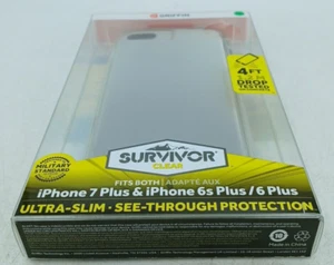 Griffin iPhone 7 Plus 6/6S PLUS Survivor Clear Case. PC395 - Picture 1 of 13