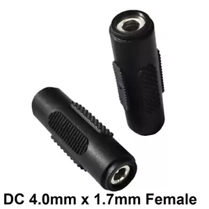 1x Led Strip CCTV DC Power 4.0mm x 1.7mm Female to Female Jack Adapter Connector - Picture 1 of 10