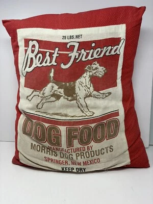De Colección Almohada Hecha a Mano Morris Saco de Comida para Perros Springer Nuevo México Terrier Mejor Amigo Foto 1 de 4