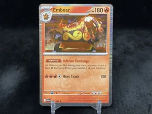 EMBOAR 013/086 HOLO RARE POKEMON TCG: SV011W - WHITE FLARE NM - Picture 1 of 2