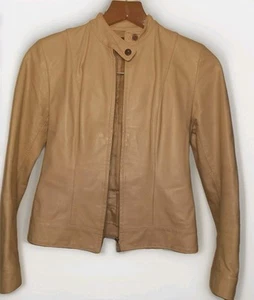 Womens Le Blues Australian Leather Jacket Size XS - Picture 1 of 11