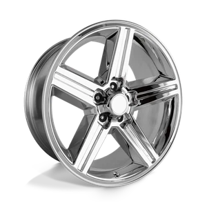 18x8 Performance Replicas 148C Chrome Plated Wheel 5x4.75 (0mm) - Picture 1 of 5