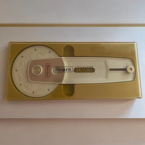 SEARS Kenmore Vintage Mid Century Sewing Machine Buttonhole Attachment in Case - Picture 1 of 3