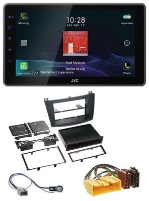 JVC DAB MP3 Bluetooth USB Autoradio für Mazda 3 (ab 2009) - Bild 1 von 4
