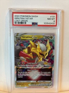 2022 Pokemon Giratina VStar Lost Origin #131/196 PSA 8 - Picture 1 of 4