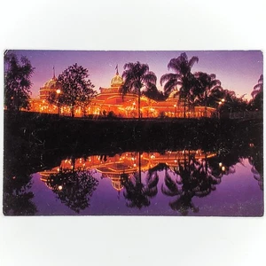 Crystal Palace Restaurant Postcard Disney World Magic Kingdom 1970s Reduced - Picture 1 of 2