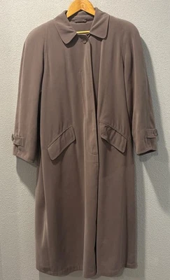 Gabardina larga para mujer Regent Park talla 14P mezcla de lana forro extraíble Foto 1 de 4