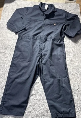 NWOT Dickies Coveralls Size 3X  Dark Blue long sleeve Workwear Uniform utility - Image 1 of 4