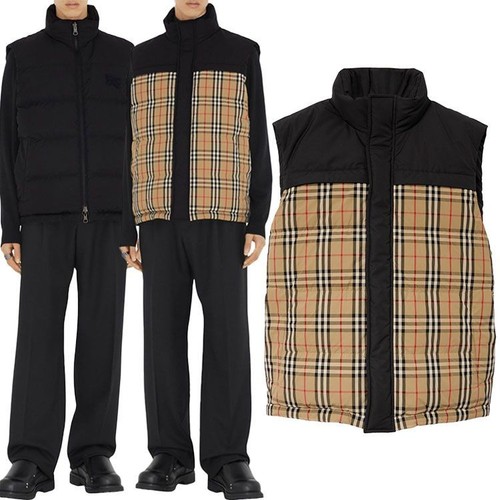 Gilet imbottito reversibile modello check Burberry 67631253