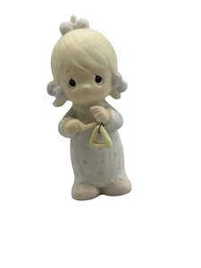 Precious Moments There's A Song In My Heart 12173 Girl with Triangle - Picture 1 of 6