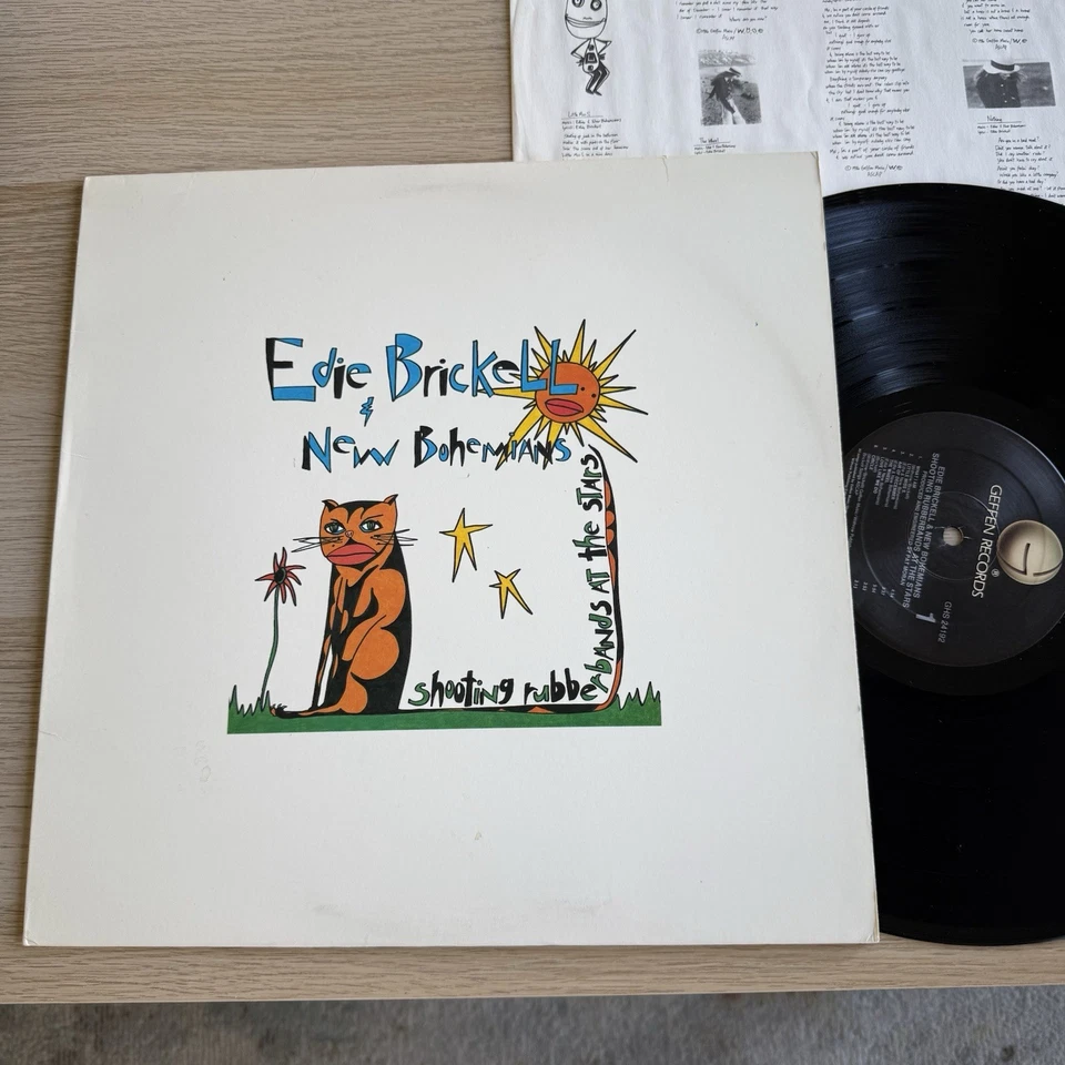 Edie Brickell & New Bohemians Shooting Rubberbands at the Stars 1988 US Press! - Image 1 of 4