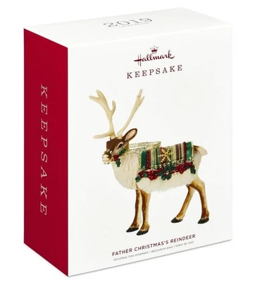 2019 HALLMARK KEEPSAKE FATHER CHRISTMAS REINDEER 装饰全新 - L👀K 🔥🔥 — 第 1/4 张图片