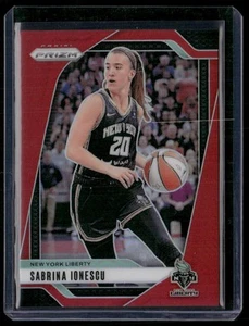 2024 Panini Prizm WNBA #17 Sabrina Ionescu Red Prizms #/299 - Picture 1 of 2