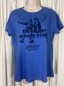Camiseta Bill And Ted azul jaspeado caja de botín 10/2015 para mujer/junior talla xxxL - Imagen 1 de 8