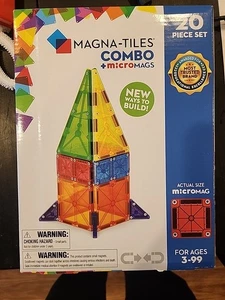 Magna-Tiles COMBO+microMAGS 20pc Magnetic Building Set - Picture 1 of 2