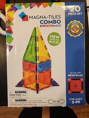 Magna-Tiles COMBO+microMAGS 20pc Magnetic Building Set - Image 1 of 2
