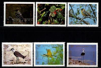 JORDAN 1987 BIRDS IN JORDAN, INDIGENOUS BIRDS, SIX STAMPS SCOTT 1285-1290 MNH - Image 1 of 4