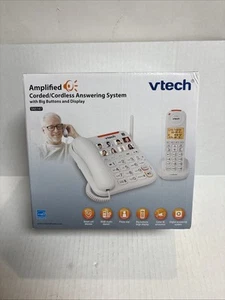 VTech SN5147 Wzmocniona przewodowa / bezprzewodowa sekretarka do telefonu dla seniorów Sealed Box - Zdjęcie 1 z 8