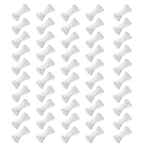 100 un. Prácticos clips cierres metálicos duraderos para varios tipos cierre de vendajes - Imagen 1 de 12