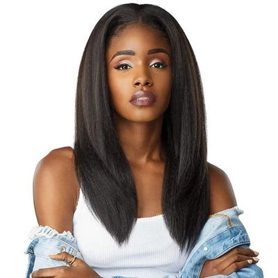 Kinksandco Half Wig Alpha Woman 1B Off Black for 3C-4C Hair - Image 1 of 4