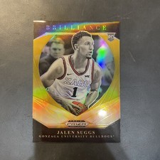 2021-22 Panini Prizm Draft Picks Jalen Suggs RC Gold #’d /10 SSP Brilliance
