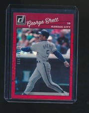 GEORGE BRETT 2023 PANINI DONRUSS HOLO RED PARALLEL 0250/2023 #284