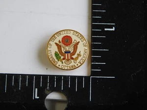 PIN SELLO PRESIDENCIAL OTTAWA EMBAJADA DE LOS ESTADOS SIN USAR DE AMÉRICA - Imagen 1 de 2