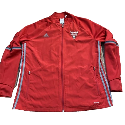 Adidas Chaqueta de Pista Jóvenes Niños XL FC Copa Fútbol Club Nueva Jersey Logo Foto 1 de 4