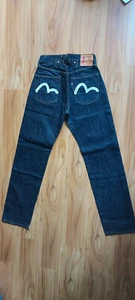 Vintage Evis 2504XX deadstock Made in Japan Size 29 No.2 Evisu denim jeans Bull - Picture 1 of 8